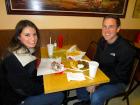 Friends enjoying lunch at The Works Gyros in Glenview