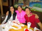 Friends enjoying lunch at The Works Gyros in Glenview