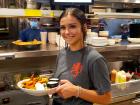 Friendly server at Village Squire Restaurant South Elgin