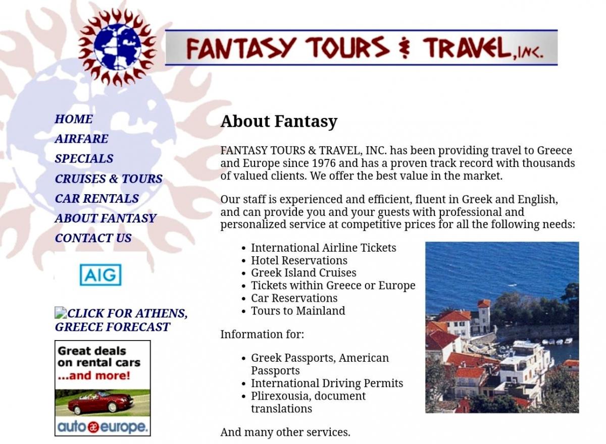 fantasy tours & travel