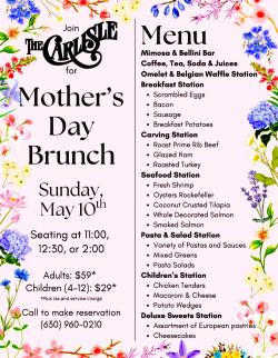 Mother's Day Brunch at Carlisle Banquets - Lombard