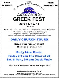 Lake County Greek Fest at St. Demetrios - Libertyville