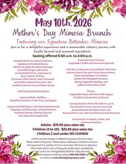 Mother's Day Mimosa Brunch at The Odyssey Banquet Venue - Tinley Park