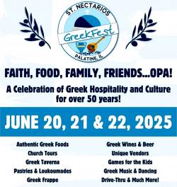 Saint Nectarios Greek Fest in Palatine - 2025