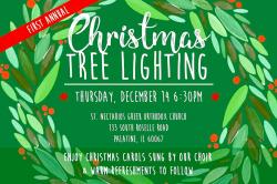 First Annual Christmas Tree Lighting at St. Nectarios in Palatine