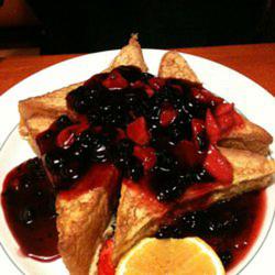 Big apple breakfast french toast