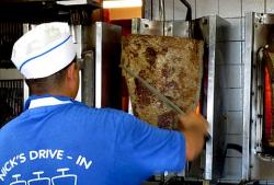 Nick's Drive-In on Harlem Ave, famous gyros