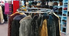 Nice sample of coats and hats at Angelo's Leathers & Furs in Oak Lawn