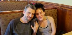 Couple enjoying lunch at Annie's Pancake House in Skokie