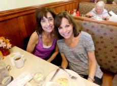 Friends enjoying lunch at Annie's Pancake House in Skokie