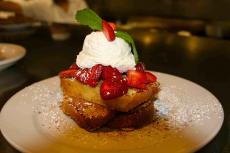 The strawberry french toast at Annie's Pancake House in Skokie