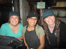Friendly staff at Backyard Grill in Chicago