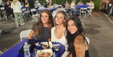Friends enjoying The Big Greek Food Fest in Niles