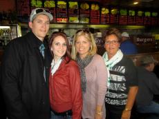 Family enjoying lunch at Billy Boy's Restaurant in Chicago Ridge