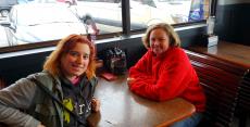 Friends enjoying lunch at Billy Boy's Restaurant in Chicago Ridge