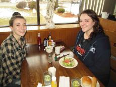 Friends enjoying lunch at Billy's Pancake House in Palatine