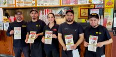 Friendly staff at Brandy's Gyros in Chicago