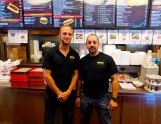 Friendly staff at Brandy's Gyros in Chicago