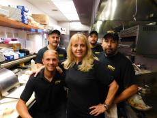 Friendly staff at Brandy's Gyros in Hanover Park