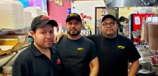 Hard working kitchen crew at Brandy's Gyros in Schaumburg