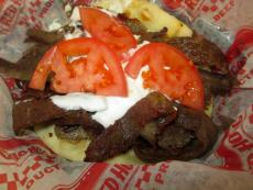 The famous Gyros at Burger Baron Restaurant in Chicago