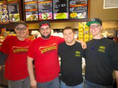 Hard working crew at Burger Baron Restaurant in Arlington Heights 