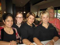 Friendly staff at Butterfield's Pancake House in Oakbrook Terrace