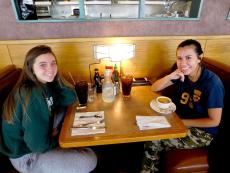 Friends enjoying lunch at Butterfield's Pancake House & Restaurant in Naperville 