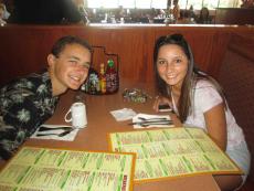 Couple enjoying lunch at Butterfield's Pancake House & Restaurant in Northbrook