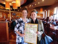 Friends enjoying lunch at Butterfield's Pancake House & Restaurant in Northbrook