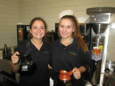 Friendly servers at Butterfield's Pancake House in Oakbrook Terrace