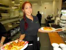 Friendly server at Butterfield's Pancake House & Restaurant in Oak Brook Terrace