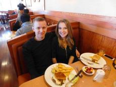 Couple enjoying lunch at Butterfield's Pancake House & Restaurant in Northbrook