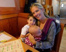 Family enjoying lunch at Butterfield's Pancake House & Restaurant in Northbrook