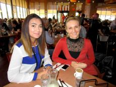 Friends enjoying lunch at Butterfield's Pancake House & Restaurant in Northbrook