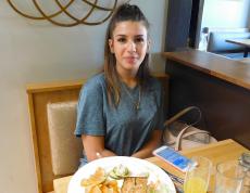 Customer enjoying lunch at Butterfield's Pancake House & Restaurant in Oakbrook Terrace