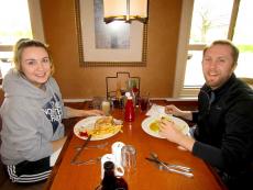 Friends enjoying lunch at Butterfield's Pancake House & Restaurant in Wheaton