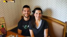 Couple enjoying lunch at Butterfield's Pancake House & Restaurant in Wheaton