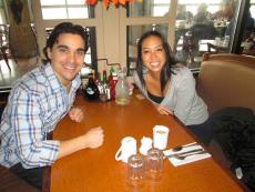 Couple enjoying breakfast at Butterfield's Pancake House & Restaurant in Wheaton