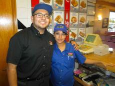 Friendly staff at Charcoal Delights Restaurant in Des Plaines
