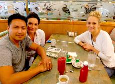 Friends enjoying lunch at Christy's Restaurant & Pancake House in Wood Dale