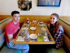 Friends enjoying lunch at Christy's Restaurant & Pancake House in Wood Dale