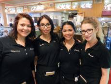 Friendly servers at Christy's Restaurant in Wood Dale