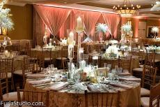 Beautifully prepared ballroom at Concorde Banquets in Kildeer