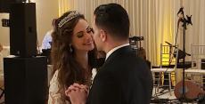 Newlyweds enjoying their first dance at Concorde Banquets in Kildeer