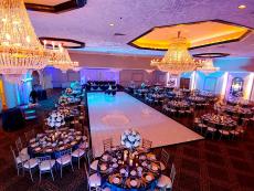 Beautifully designed ballroom at Cotillion Banquets in Palatine