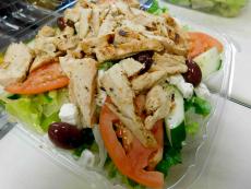 The popular Greek Salad at Craving Gyros in Lake Zurich