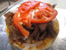 The famous gyros sandwich at Craving Gyros in Lake Zurich