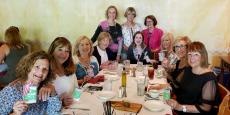 Ladies enjoying luncheon at Demetri's Greek Restaurant in Deerfield