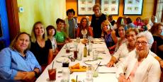 Ladies luncheon at Demetri's Greek Restaurant in Deerfield
